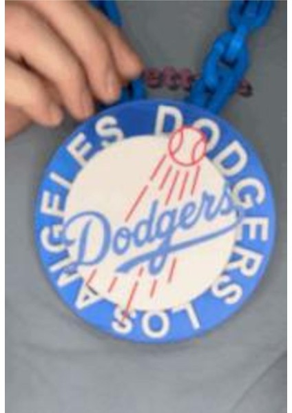 Spinner Zinciri - Los Angeles Dodgers (Özelleştirilebilir Tasarım)