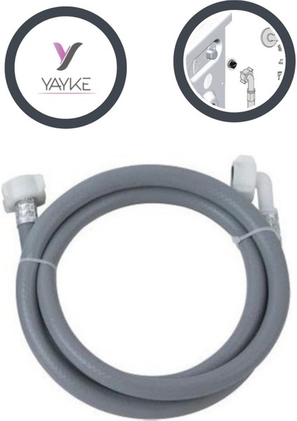 Çamaşır Bulaşık Makinesi Temiz Su Giriş Hortumu 1.5 mt Tesisat Malzemeleri Tr