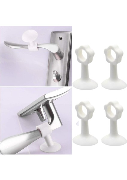 4 Adet Silikon Pencere Kapı Kolu Koruyucu Stoper Duvar Çarpışma Önleyici Aparat Tr modelleri