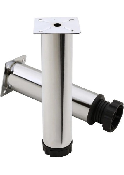 Hobit Ayarlanabilir Metal 20 cm Krom Mobilya Kanepe Koltuk Baza Yükseltici Destek Ayağı Ayakları Gri indirimleri