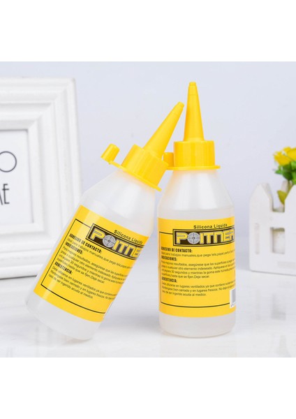 Pointer Sıvı Soğuk Silikon Yapıştırıcı 250ML (1 Adet) Süper Güçlü Yapıştırıcı Şeffaf Cn