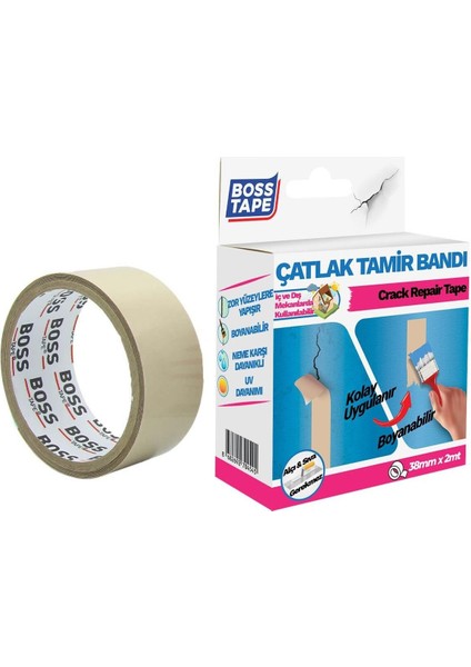 Duvar Pencere Pervaz Su Sızıntısı Çatlak Kapama Bandı Çatı Oluk EN:38MM Boy:2mt Şerit Bant Tr fiyatları