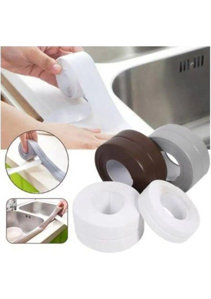 Su Sızdırmaz Bant Mutfak Banyo Duvar Küvet Lavabo Kenar Bandı Ev Iş Ofis Sızdırmazlık Bantı Süper Gü fiyatları