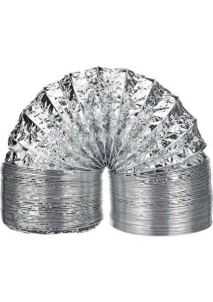 Aspiratör Davlumbaz Ankastre Havalandırma Borusu 3 Metre Çelik Telli Alüminyum Gider Borusu modelleri