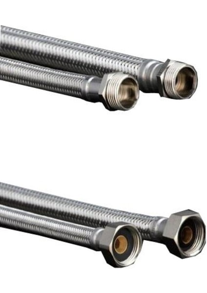 3/8x3/8 Nipelli Flex Hortum 70 cm Tesisat Malzemeleri