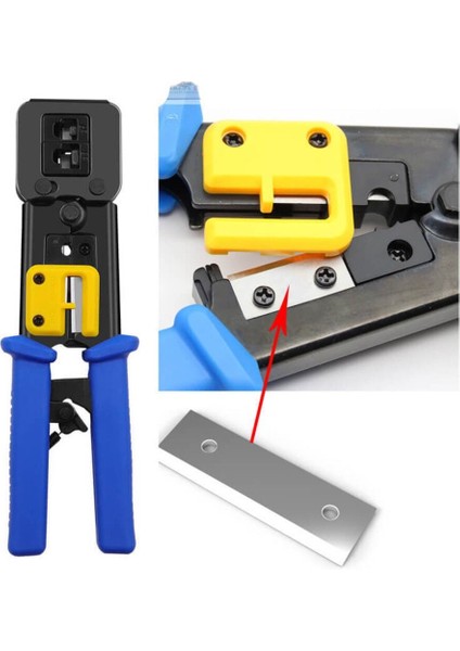 Yeni Nesil RJ45 Ez Konnektör Sıkma Pensesi Bıçağı