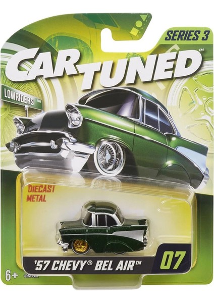 Cartuned S3 1957 Chevy Bel Air - Yeşil Lowrider Araba