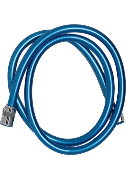 Renkli Silikon 1.sınıf Kaliteli Pvc Kaplama Duş Hortumu (Mavi) Duş Hortumu Silikon fiyatları