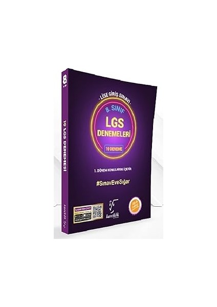 Karekök Lgs 8. Sınıf 1. Dönem 10 Fasikül Mor Deneme 2020-YENİ + Yapışkanlı Not Kağıdı