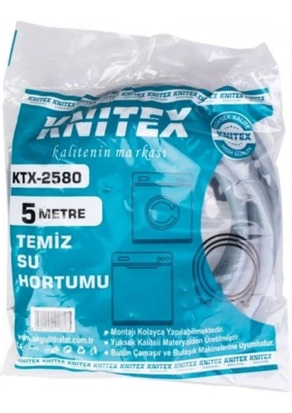 2580 Temiz Su Hortumu 5 mt Çamaşır Bulaşık Makinesi Su Taşma Yüzüğü fiyatları