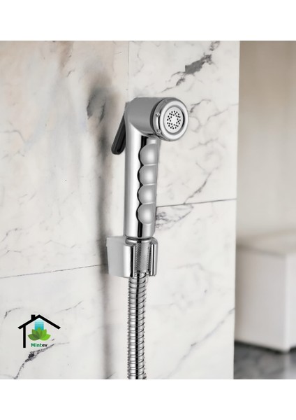 Spiralli Tabancalı Taharetmatik Komple Set Hortum Başlık ve Mafsal 2 Yıl fiyatları