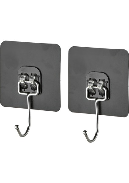 Güçlü Yapışkanlı Duvar Kancaları Kapı Duvar Askıları Mutfak Banyo Organizatör Kanca Anahtarlık-6pcs fırsatları