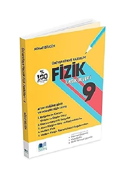 Nihat Bilgin Fizik Fasikülleri 9 + Yapışkanlı Not Kağıdı