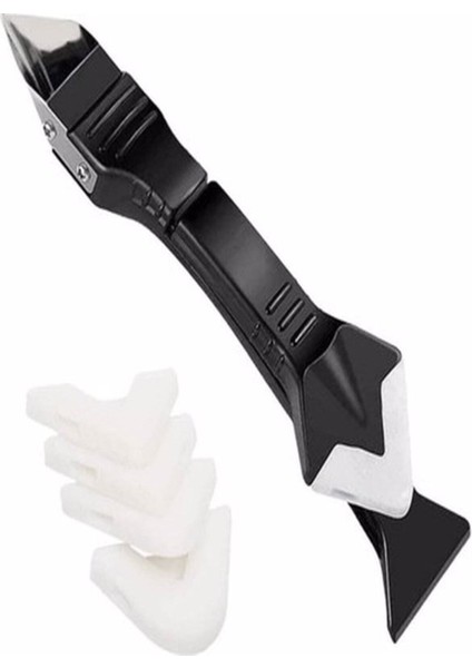 3'ü 1 Arada Fayans Derz Dolgu Kazıyıcı Sıyırıcı Silikon Sökücü ve Uygulayıcı Aparatı Metal Ağızlı fiyatları