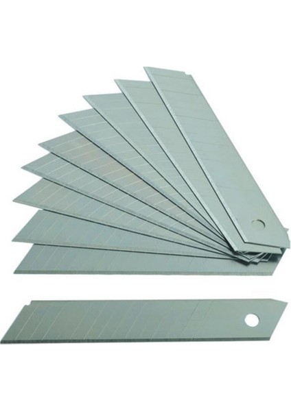 Maket Bıçağı Yedek Bıçağı 10 Adet Tesisat Malzemeleri Tr