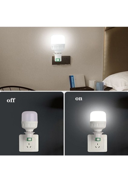 Yeni E27 LED Işık Lamba Ampuller Soket Taban Tutucu Ab/abd Fiş Adaptörü On/off Anahtarı Tak Çalıştır modelleri