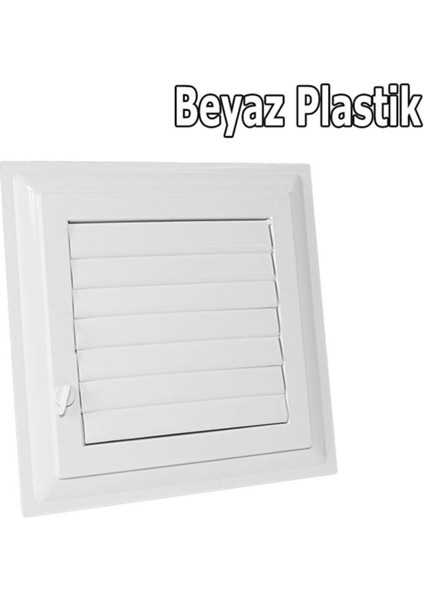 25X45 Beyaz Plastik Banyo Wc Havalandırma Menfez Panjur Tr