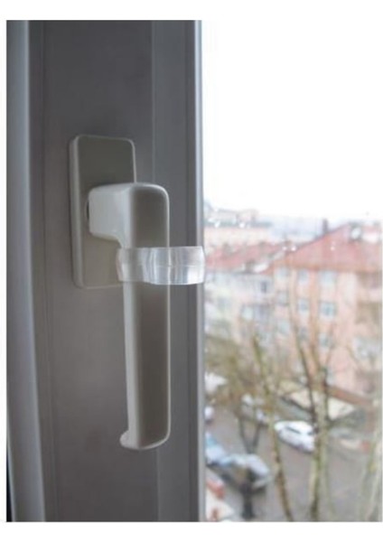 10 Adet Plastik Pvc Şeffaf Kapı Kolu Tutucu Tutacağı Durdurucu Pencere Tamponu Stoperi Elastik Duvar fırsatları