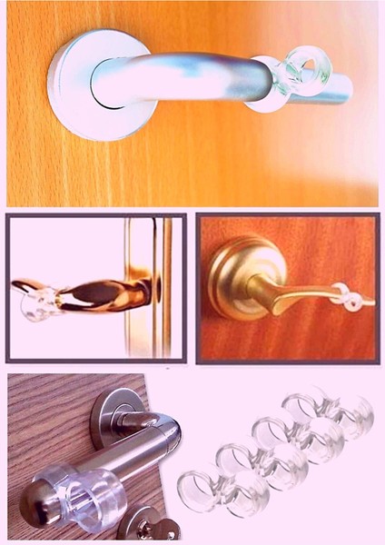 Şeffaf Silikon Kapı Pencere Kolu Stoperi Kapı Pencere Tamponu Duvar Koruyucu Kapı Pencere Durdurucu fırsatları