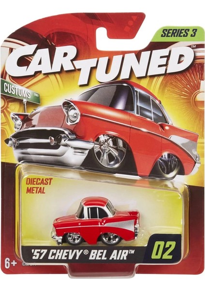 Cartuned S3 1957 Chevy Bel Air - Kırmızı Custom Araba