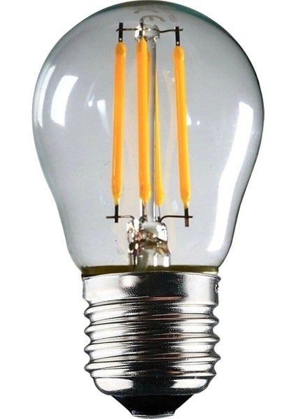 GC45 E27 4W Sarı Gün Işığı 2700K Dekoratif Ampul Tekli Gün Işığı E27 Rustik Ampul 4 Watt Yok A'dan G modelleri