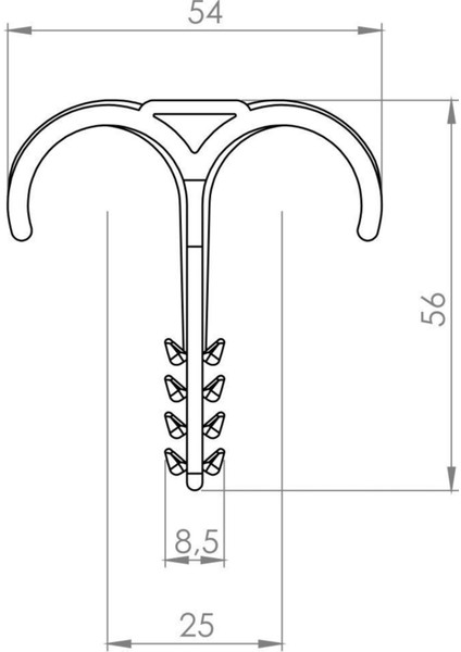 Pex Boru Yere Tespit/kılçık Dübeli Gider Borusu fiyatları