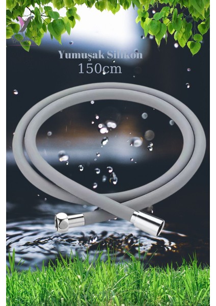 Yumuşak Silikon Duş Hortumu Kırılmaz Kopmaz Esnek Kıvrılmayı Önleyici El Duş Başlığı Hortumu Duş Ho fiyatları