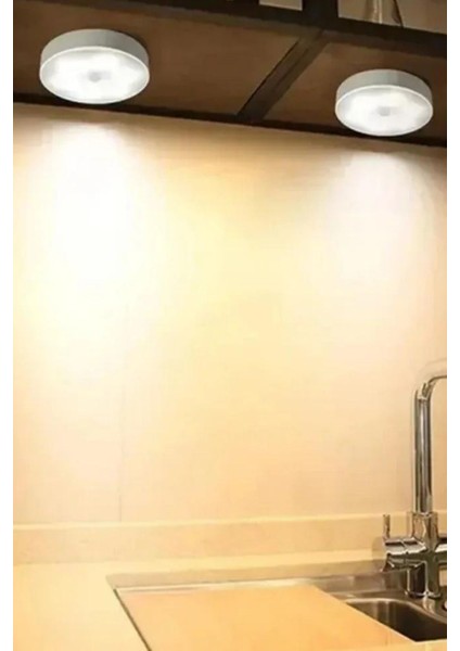 USB Şarjlı Sensörlü Mıknatıslı LED Aydınlatma Kabin Dolap Merdiven Koridor Mutfak Cabınet Günışığı Y