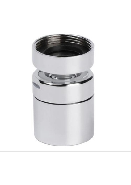 2 Yıl Tasarruflu Musluk Başlığı 360 Derece Hareketli Metal Mutfak Batarya Ucu Perlatör Iç Dişli Kro