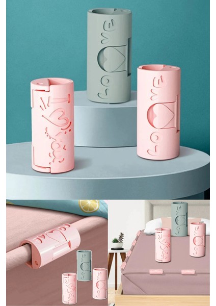 Çok Amaçlı Çarşaf Sabitleme, Nevresim Düzenleyici, Yorgan Kılıfı Sabitleyici, Iğnesiz Tutucu Klipsi