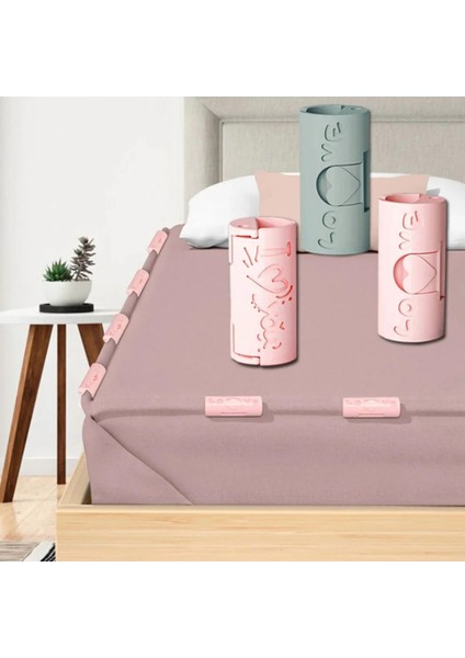 Çok Amaçlı Çarşaf Sabitleme, Nevresim Düzenleyici, Yorgan Kılıfı Sabitleyici, Iğnesiz Tutucu Klipsi fırsatları