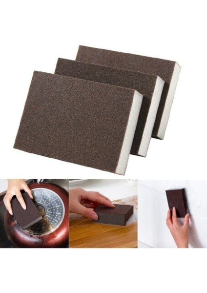 2 Adet Tencere Tava Çelik Metal Ahşap Eşyalar Temizlik Için Sünger Zımpara Takoz Tr modelleri