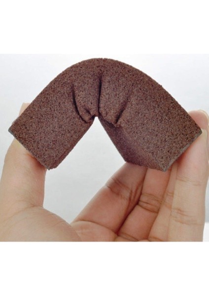 2 Adet Tencere Tava Çelik Metal Ahşap Eşyalar Temizlik Için Sünger Zımpara Takoz Tr