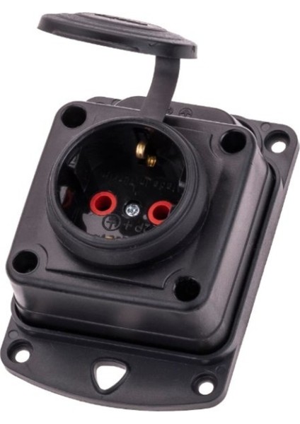1X16A (2p E) 250V Kauçuk Duvar Prizi IP44 Tr fiyatları