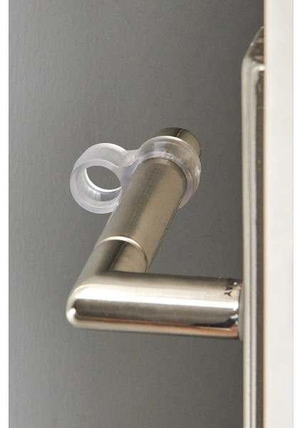 Plastik 4'lü Kapı Kolu Pencere Stoperi, Kapı Arkası Duvar Koruyucu Tampon, Silikon Durdurucu Ürün Uz fiyatları