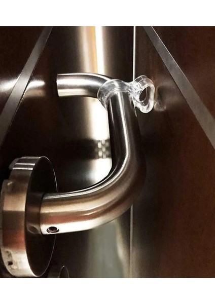 Plastik 4'lü Kapı Kolu Pencere Stoperi, Kapı Arkası Duvar Koruyucu Tampon, Silikon Durdurucu Ürün Uz indirimleri