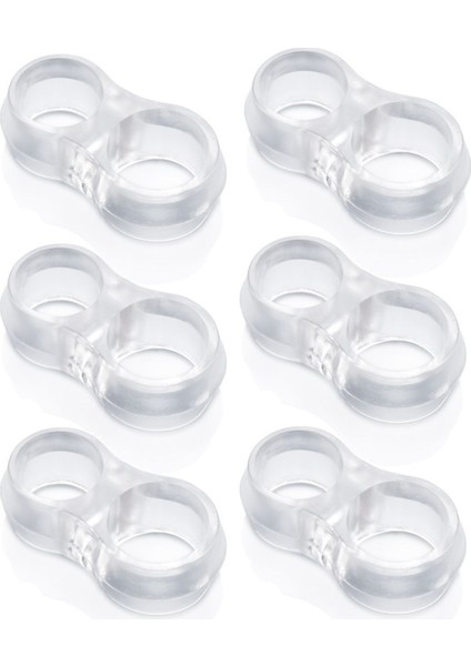 Plastik 4'lü Kapı Kolu Pencere Stoperi, Kapı Arkası Duvar Koruyucu Tampon, Silikon Durdurucu Ürün Uz