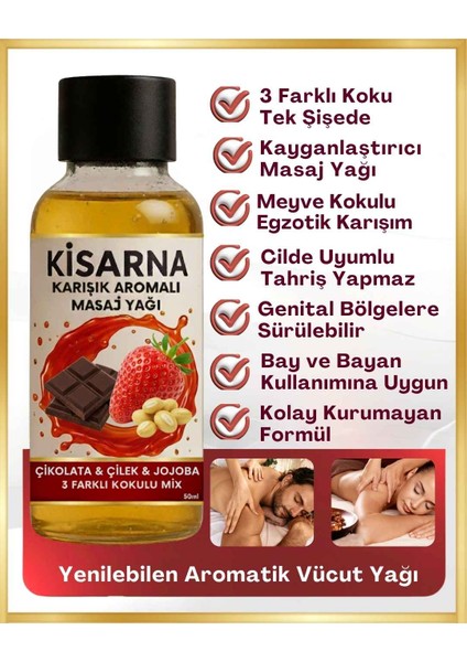 Cinsellik Masaj Yağı Gevşetici Rahatlatıcı Çikolata Çilek Jojaba Karışık Aromalı Mix fiyatları