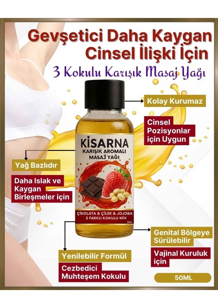 Cinsellik Masaj Yağı Gevşetici Rahatlatıcı Çikolata Çilek Jojaba Karışık Aromalı Mix modelleri