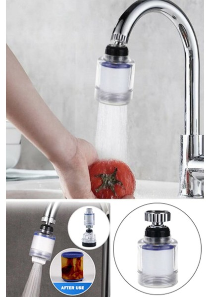 Su Tasarruflu Musluk Başlığı – 360° Döner, Filtreli & Kireç Önleyici Aparat 2 Yıl Tr Ahlez Tehlikeli