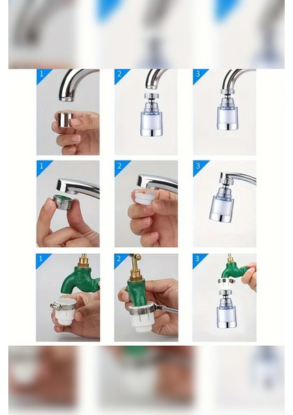 Su Tasarruflu Musluk Başlığı – 360° Döner, Filtreli & Kireç Önleyici Aparat 2 Yıl Tr Ahlez Tehlikeli fiyatları