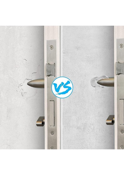 4 Adet Kapı Kolu Pencere Stoperi, Kapı Arkası Duvar Koruyucu Tampon, Silikon Durdurucu Şeffaf Renk G modelleri