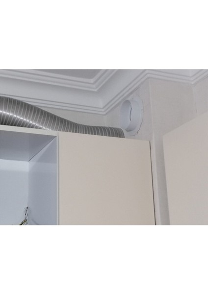 Baca Klapesi Aspiratör Borusu 2 mt Alüminyum Bant 2mt Tr modelleri