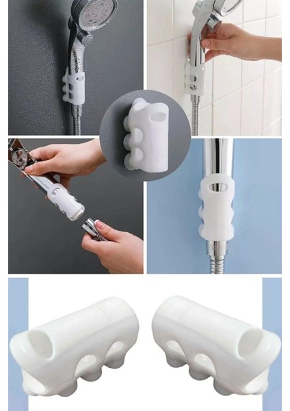 Vantuzlu Silikon Duş Başlığı - Banyo Başlığı Askı Tutucu modelleri
