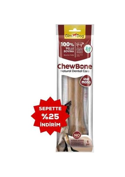 Chew Bones Press Köpek Çiğneme Kemiği Naturel
