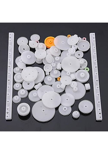 75 Parça Plastik Dişli Çark Seti (Dc Motor - Dıy - Hobi Seti) Tesisat Malzemeleri