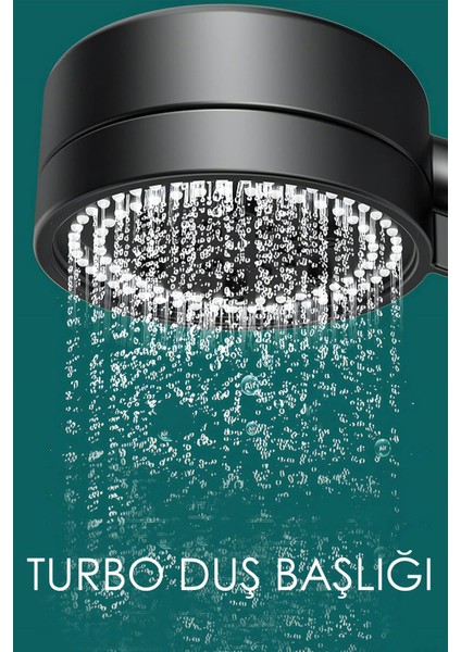 Turbo El Duş Başlığı Tasarruflu Tazyikli Banyo Fiskiyesi Dus Sistemleri Banyo Yapı Malzemesi Duş Baş indirimleri