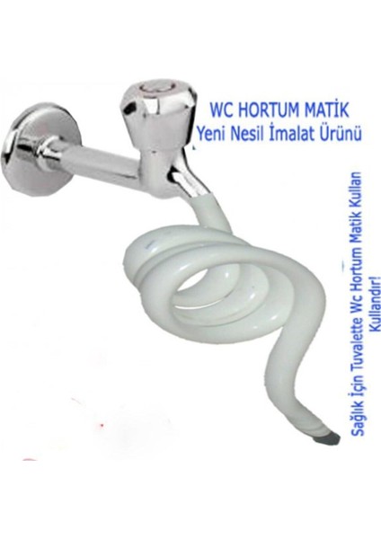 Wc Hortum Matik Beyaz