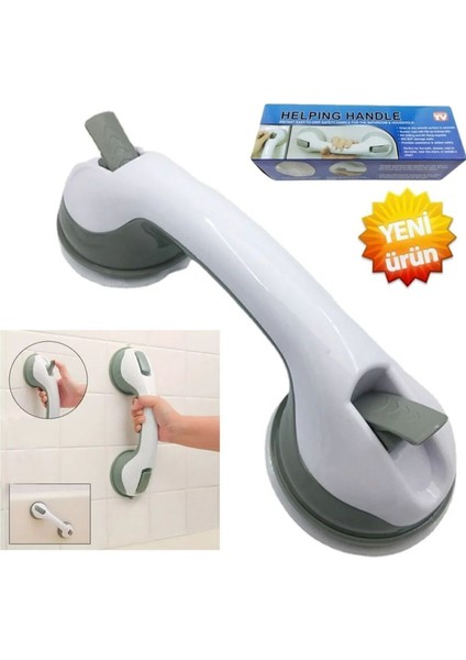 Hasta Yaşlılar Için Banyo Tuvalet Vantuzlu Tutunma Aparatı Güvenli Kilitli Tutuculu Banyo Tutacağı B fiyatları