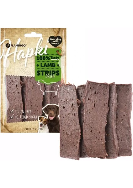 Hapki Kuzu Etli Şerit Köpek Ödül Maması 85GR